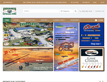 Tablet Screenshot of everhartssportinggoods.com